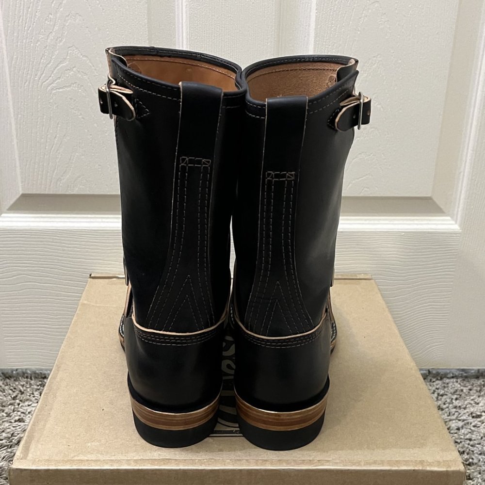 Sold - Wesco Mister Lou 10" Black Horsehide Boots Size US Mens 10.5 EE - Picture 3 of 12